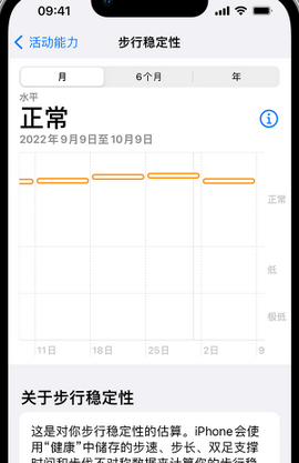 周口iPhone手机维修如何在iPhone开启'步行稳定性通知'