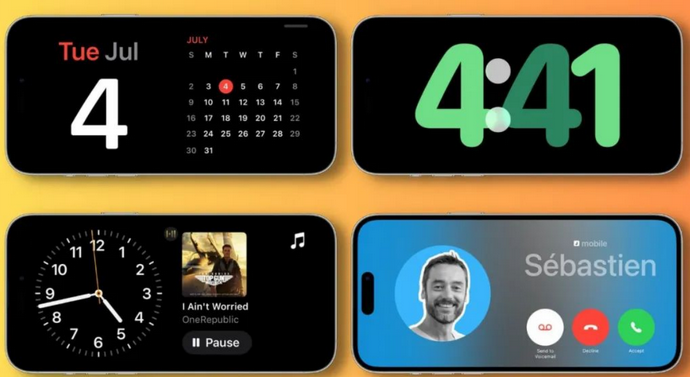 周口苹果手机维修分享iOS17横屏充电待机显示有什么好处 