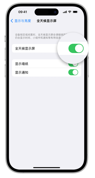 周口苹果14维修店分享如何自定义 iPhone 14 Pro 常亮显示屏 