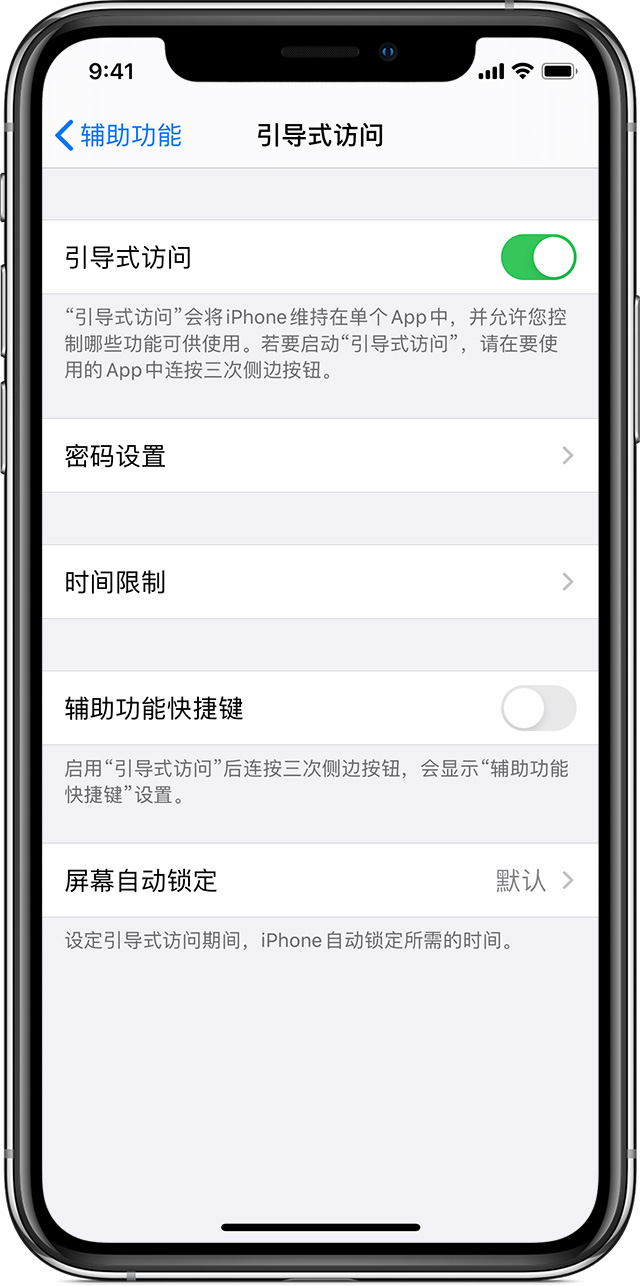 周口苹果手机维修分享如何在 iPhone 上退出引导式访问 