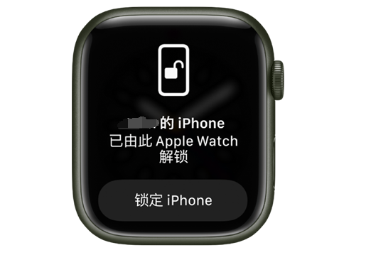 周口苹果手机维修分享用 AppleWatch 解锁配备面容 ID 的 iPhone方法 