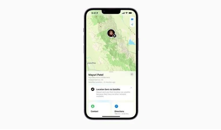 周口苹果14维修分享iPhone14系列中 FindMy功能通过卫星分享位置方法教程 